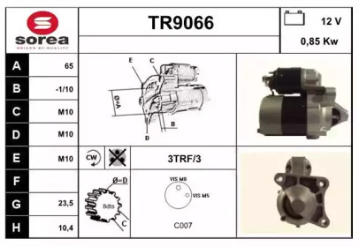 Стартер (SNRA: TR9066)