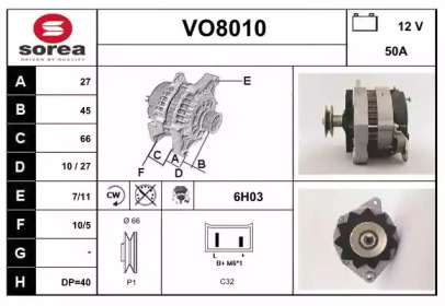 Генератор (SNRA: VO8010)