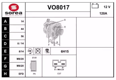 Генератор (SNRA: VO8017)