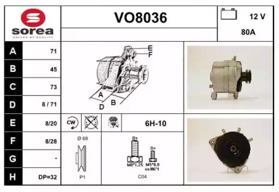 Генератор (SNRA: VO8036)