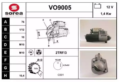 Стартер (SNRA: VO9005)