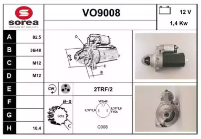 Стартер (SNRA: VO9008)