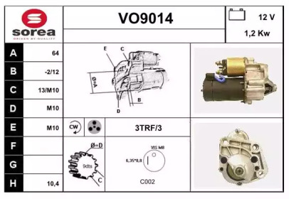 Стартер (SNRA: VO9014)