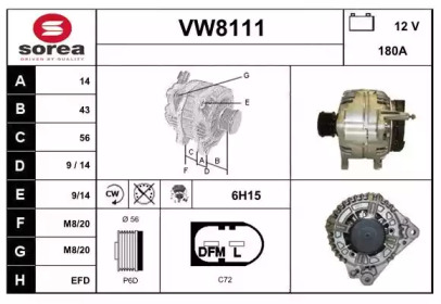 Генератор (SNRA: VW8111)