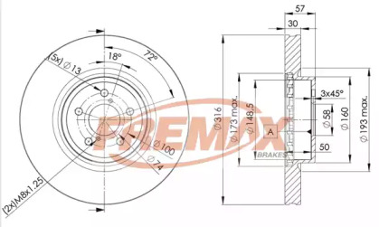 Тормозной диск (FREMAX: BD-0035)