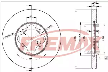 Тормозной диск (FREMAX: BD-0837)