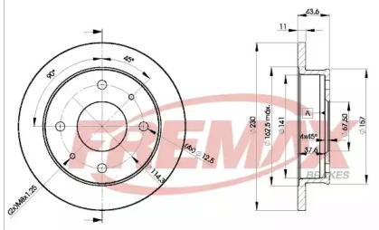 Тормозной диск (FREMAX: BD-2000)