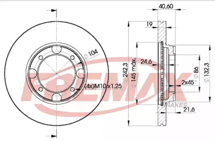 Тормозной диск (FREMAX: BD-2135)