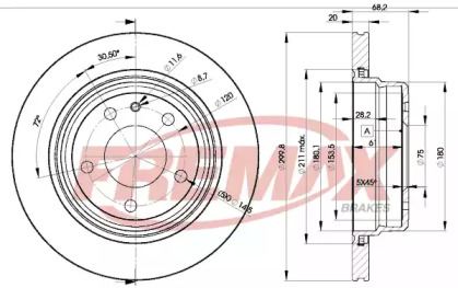 Тормозной диск (FREMAX: BD-2459)