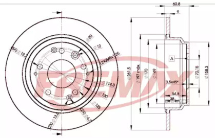 Тормозной диск (FREMAX: BD-2469)