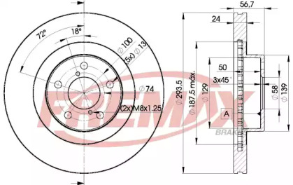 Тормозной диск (FREMAX: BD-2630)