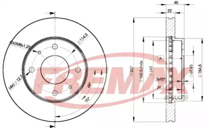 Тормозной диск (FREMAX: BD-2831)