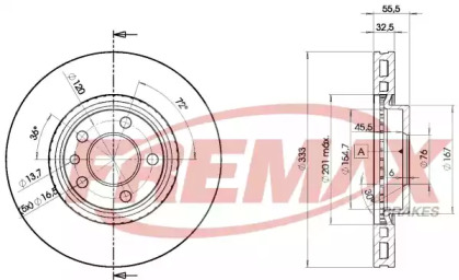 Тормозной диск (FREMAX: BD-3020)