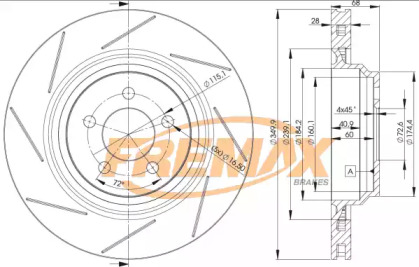 Тормозной диск (FREMAX: BD-3064)