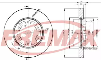 Тормозной диск (FREMAX: BD-3101)