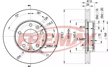 Тормозной диск (FREMAX: BD-3267)