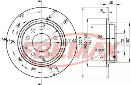 Тормозной диск (FREMAX: BD-3268)