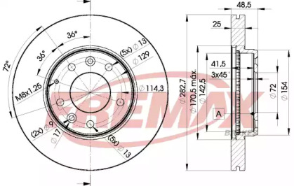 Тормозной диск (FREMAX: BD-3269)