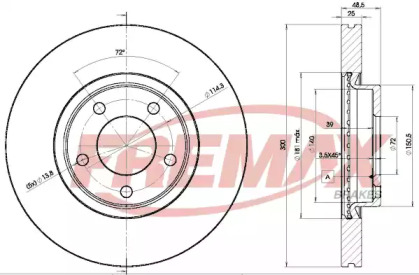 Тормозной диск (FREMAX: BD-3273)