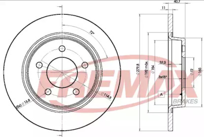 Тормозной диск (FREMAX: BD-3276)