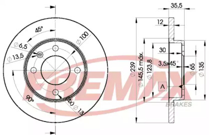 Тормозной диск (FREMAX: BD-3300)