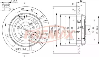 Тормозной диск (FREMAX: BD-3508)