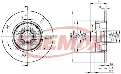 Тормозной диск (FREMAX: BD-3576)