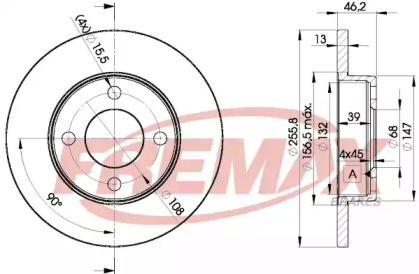 Тормозной диск (FREMAX: BD-3632)