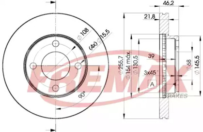 Тормозной диск (FREMAX: BD-3633)