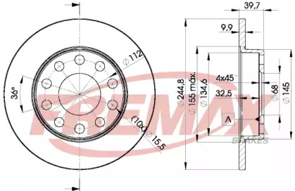 Тормозной диск (FREMAX: BD-3637)