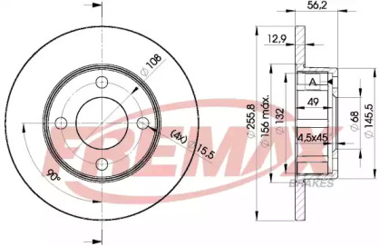 Тормозной диск (FREMAX: BD-4012)