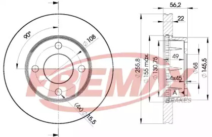 Тормозной диск (FREMAX: BD-4013)