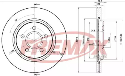 Тормозной диск (FREMAX: BD-4089)