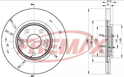 Тормозной диск (FREMAX: BD-4194)