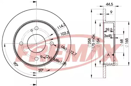 Тормозной диск (FREMAX: BD-4201)