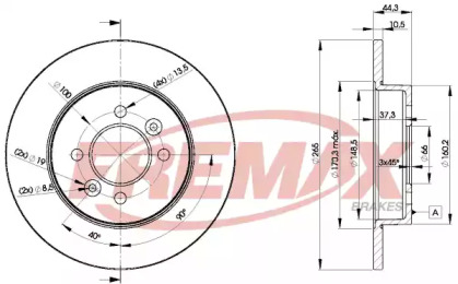 Тормозной диск (FREMAX: BD-4295)