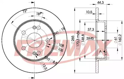 Тормозной диск (FREMAX: BD-4297)