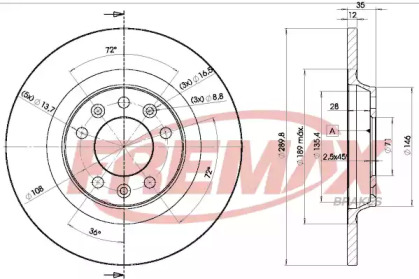 Тормозной диск (FREMAX: BD-4609)