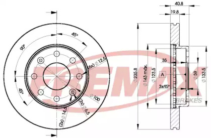 Тормозной диск (FREMAX: BD-4633)