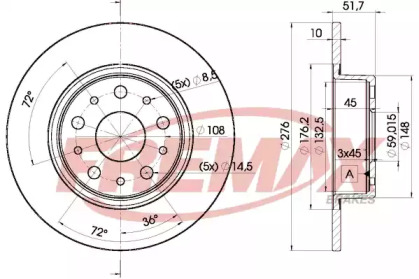 Тормозной диск (FREMAX: BD-4646)