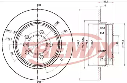 Тормозной диск (FREMAX: BD-4647)