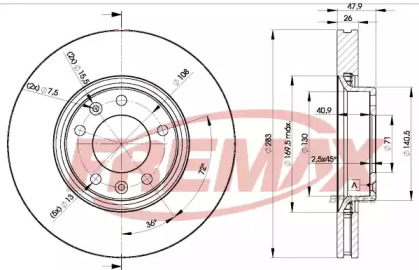 Тормозной диск (FREMAX: BD-4660)