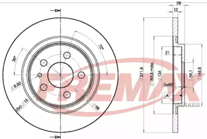 Тормозной диск (FREMAX: BD-4679)