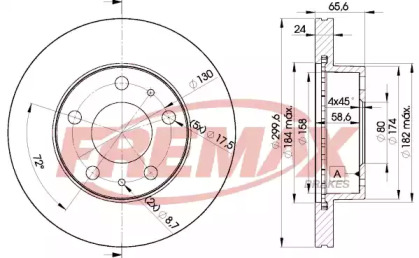 Тормозной диск (FREMAX: BD-4682)