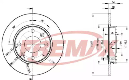 Тормозной диск (FREMAX: BD-4689)