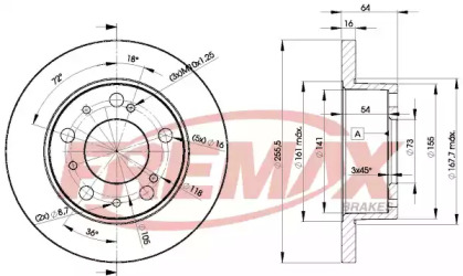 Тормозной диск (FREMAX: BD-4693)