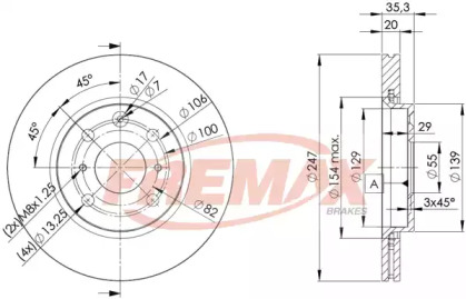 Тормозной диск (FREMAX: BD-4700)