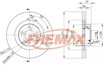 Тормозной диск (FREMAX: BD-4702)