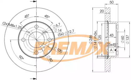 Тормозной диск (FREMAX: BD-4801)