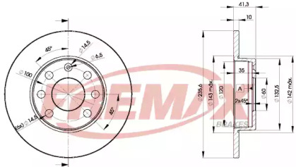 Тормозной диск (FREMAX: BD-6193)